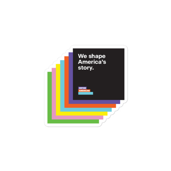 We Shape America's Story Sticker 4"