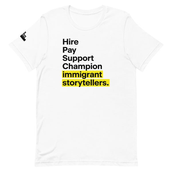 Champion Immigrant Storytellers White T-shirt